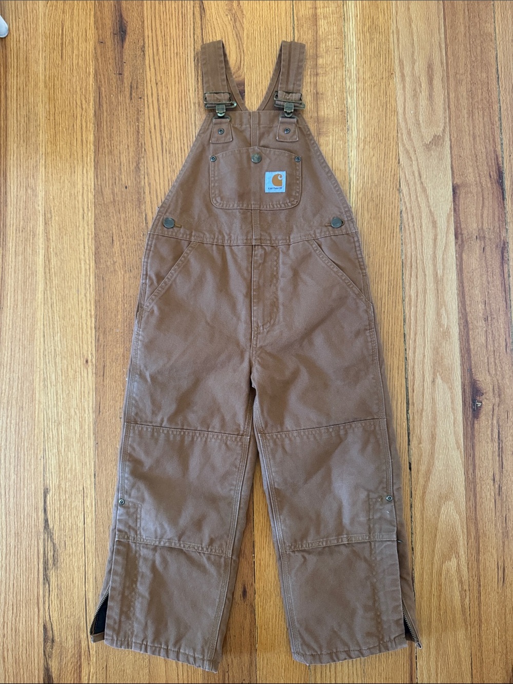 Carhartt Kids' Brown Work Overalls